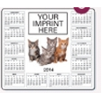 Ultra Thin Calendar Mouse Pads w/ Stock Background - Kittens